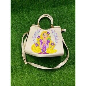 Disney Loungefly Rapunzel Satchel Handbag Tangled Princess Crossbody Bag Embroid